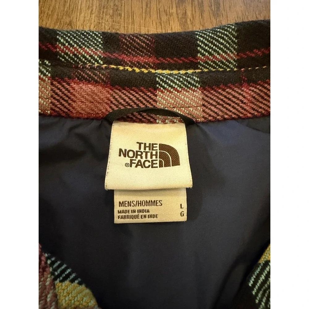 The North Face Valley Twill Utility Shirt Jacket Plaid Flannel Mens